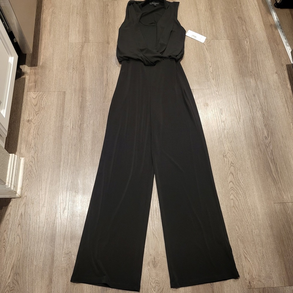 New! Women's Sleeveless Black Karen Kane Jumpsuit Size XS -MSRP $96.75 - Picture 8 of 12